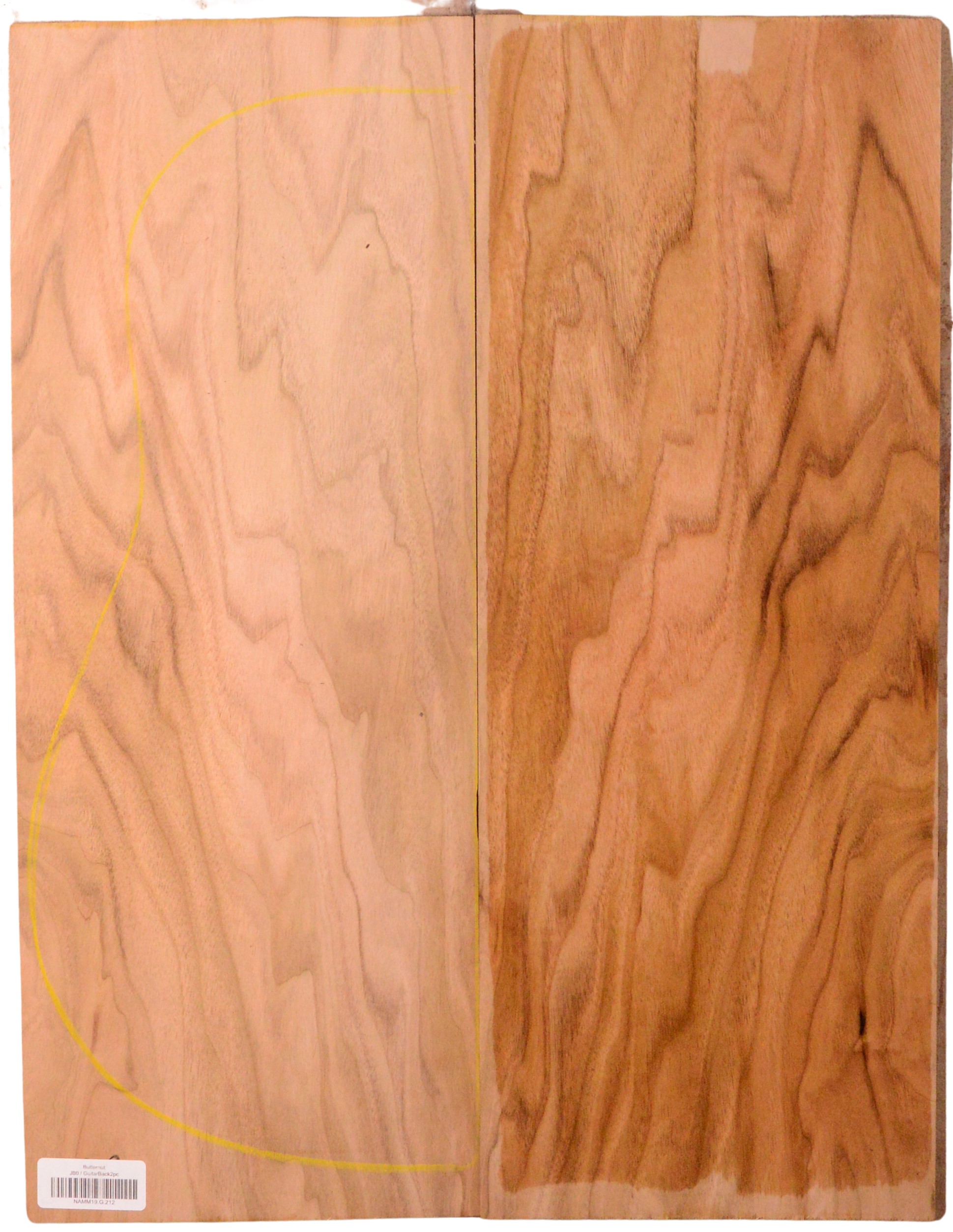 Butternut GuitarBack2pcATC NAMM19.G.212