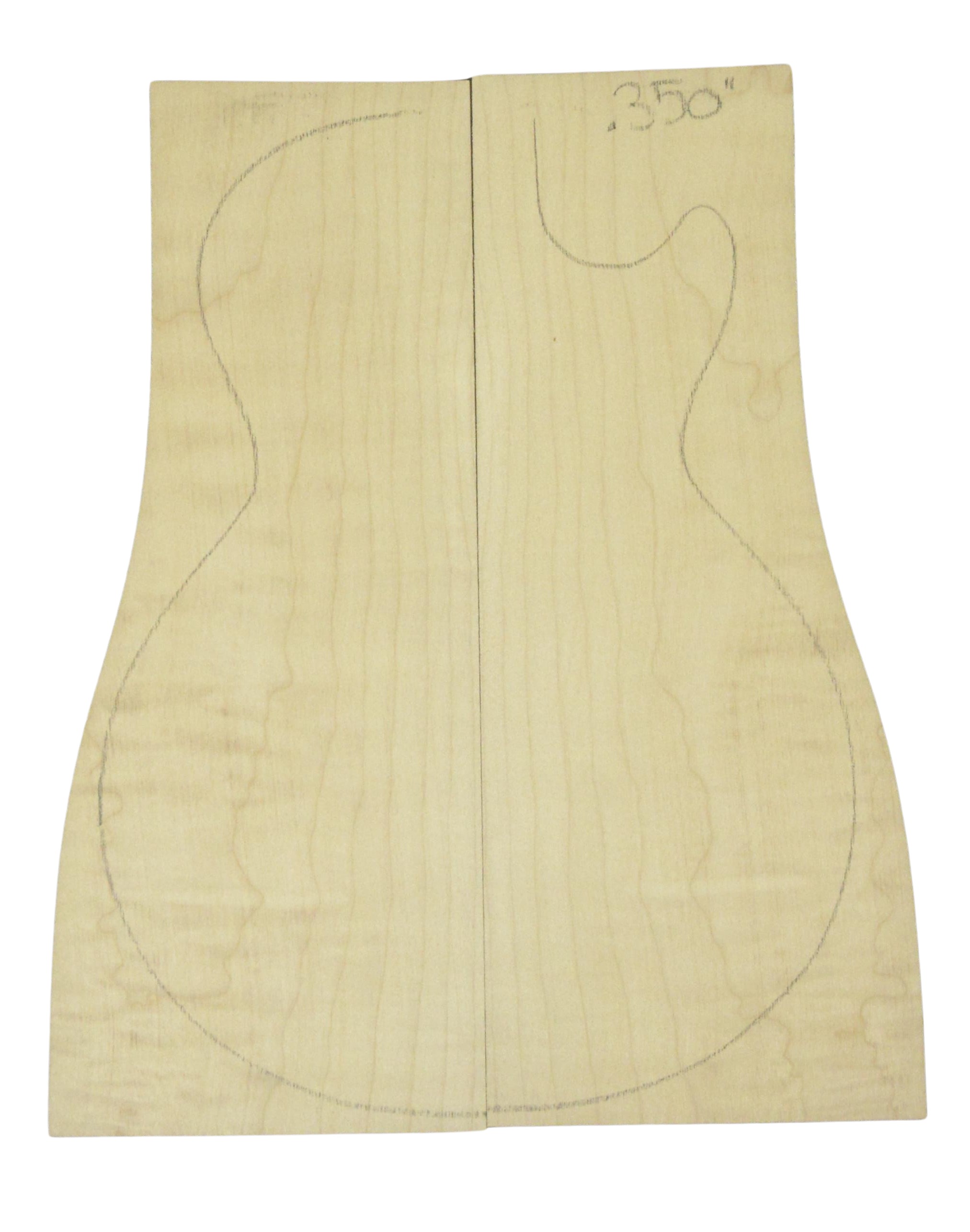 Maple (Big Leaf) GuitarSolidBodyTopATC 26214.G.004