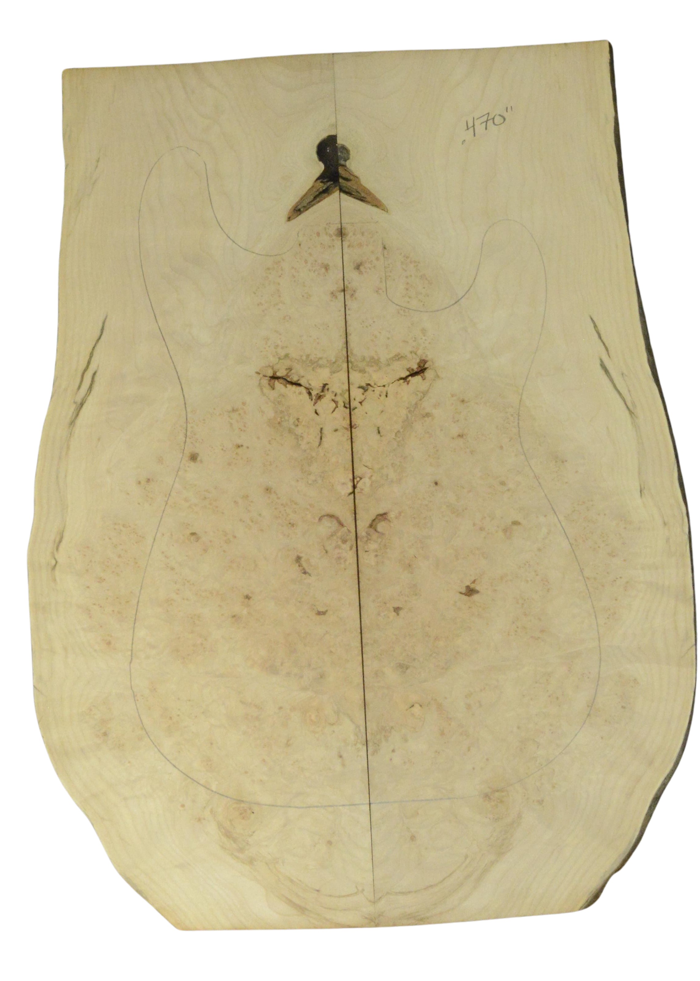 Maple (Big Leaf) GuitarSolidBodyTopATC 26216.G.002