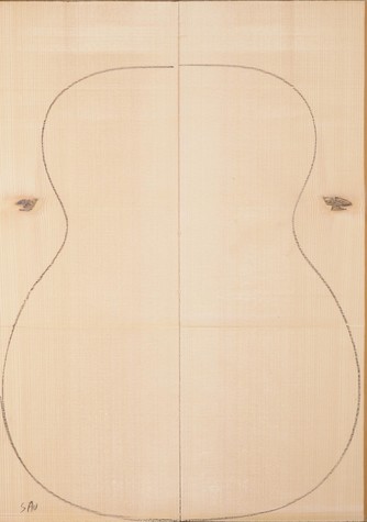 Spruce (European) GuitarSoundboardATC EUTOPS1.G.090