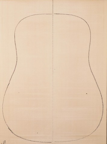 Spruce (European) GuitarSoundboardATC EUTOPS1.G.147