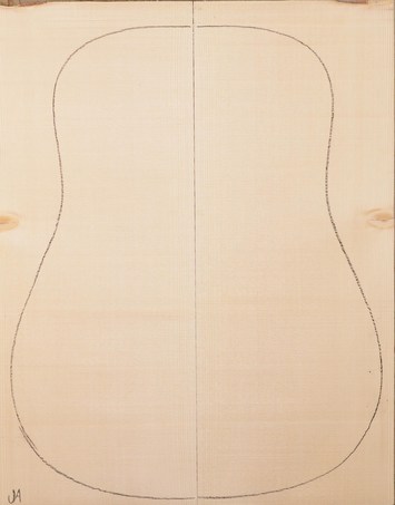 Spruce (European) GuitarSoundboardATC EUTOPS1.G.161