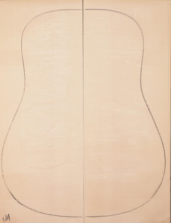 Spruce (European) GuitarSoundboardATC EUTOPS1.G.246