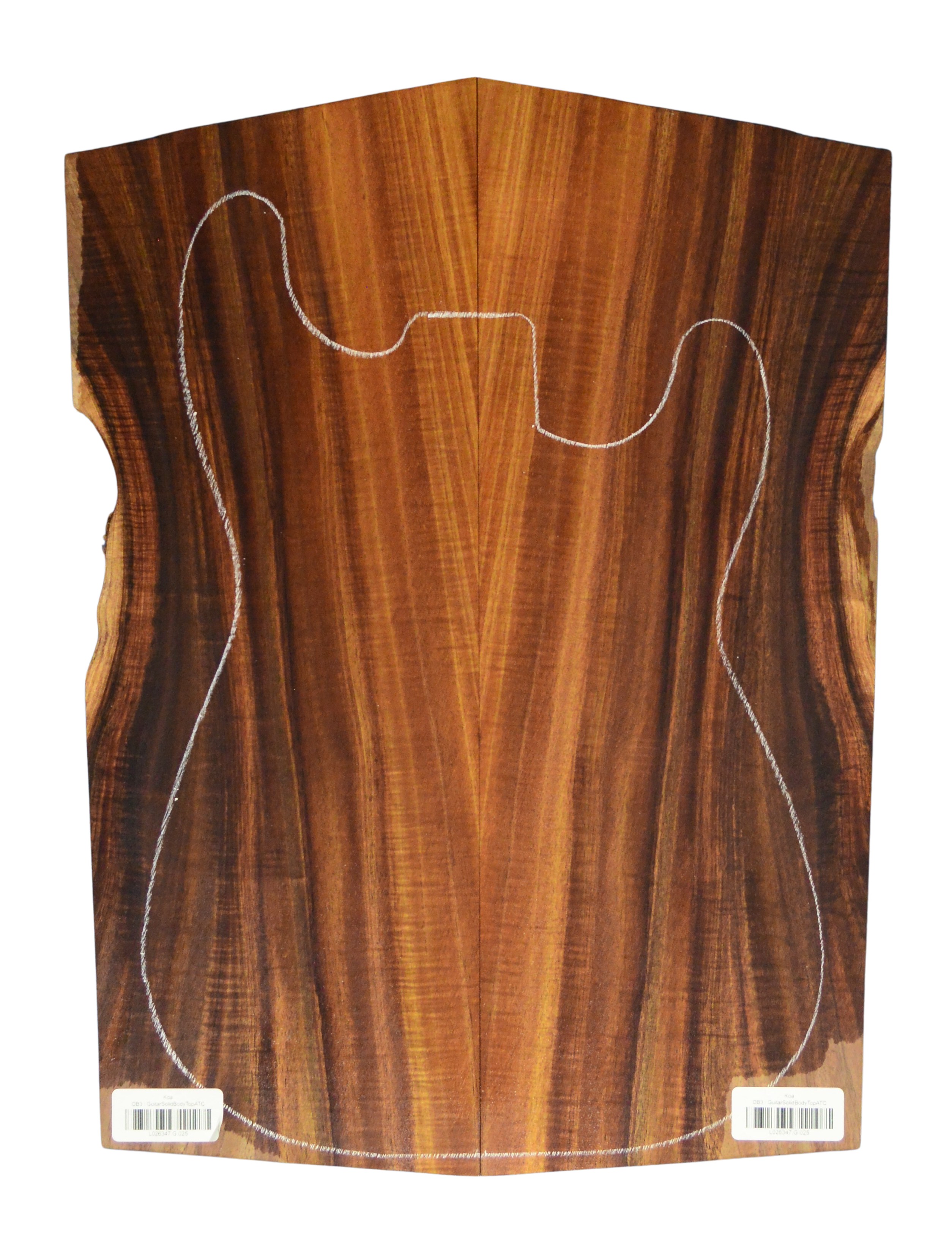 Koa GuitarSolidBodyTopATC L026347.G.025