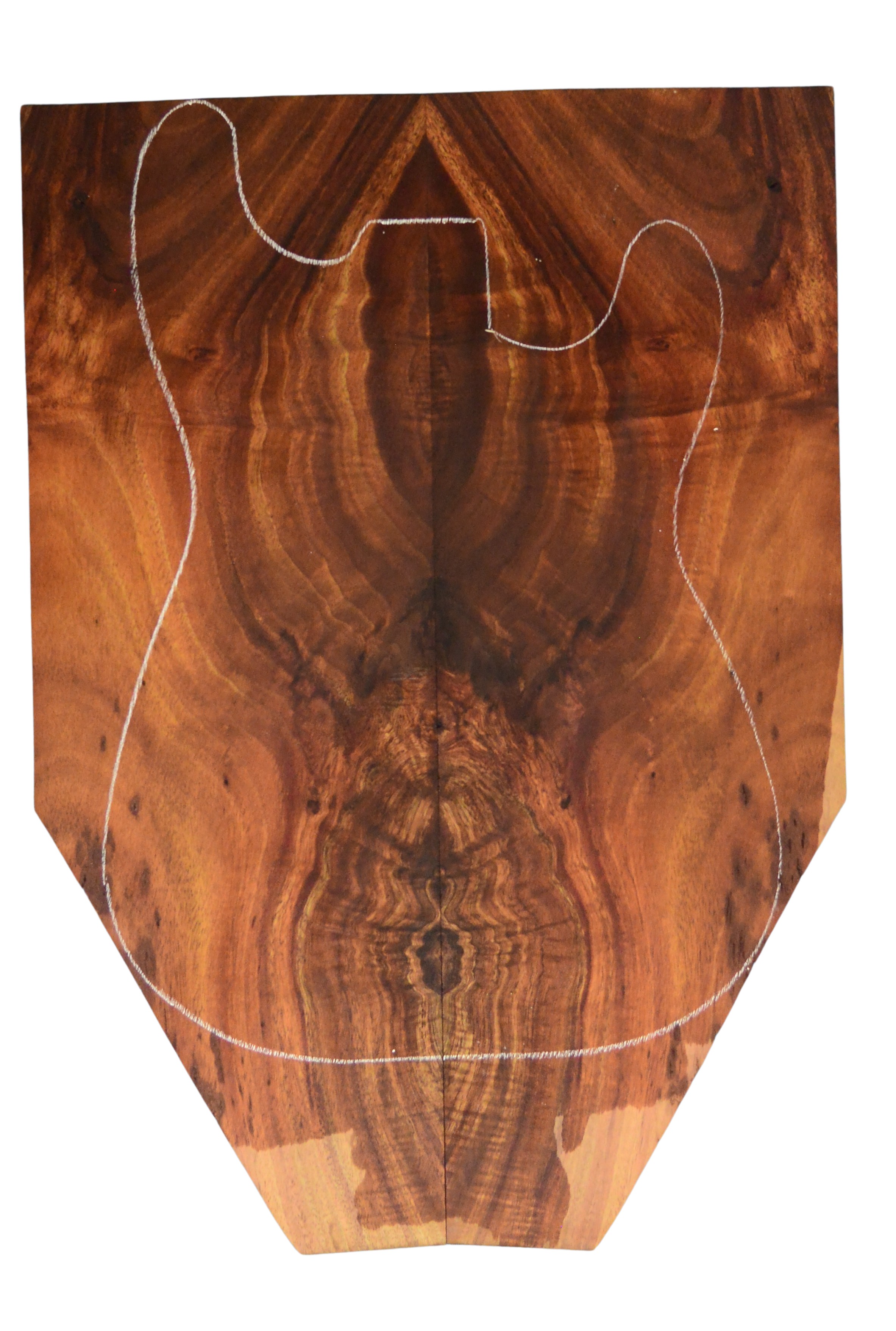 Koa GuitarSolidBodyTopATC L026347.G.026