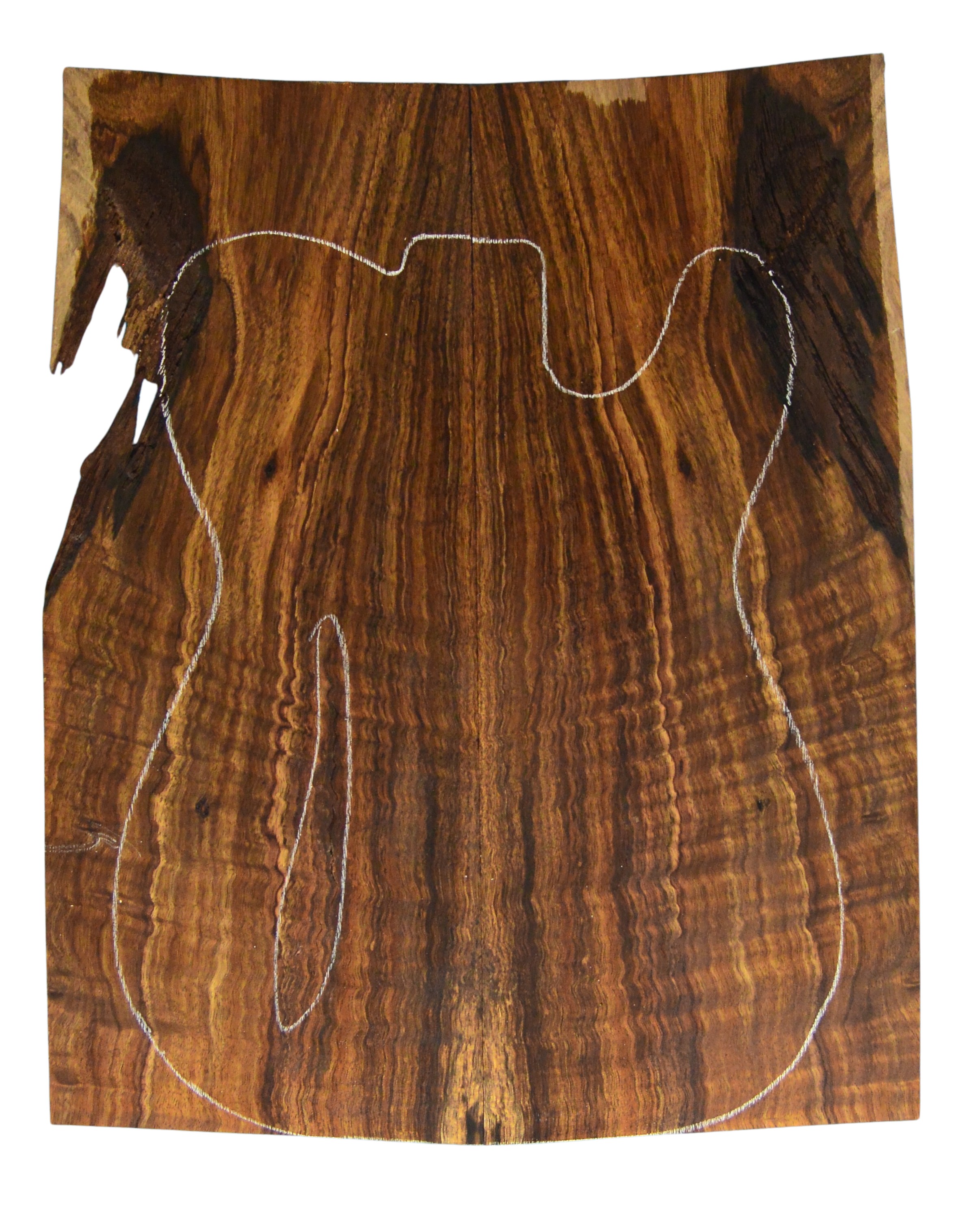 Koa GuitarSolidBodyTopATC L026347.G.033