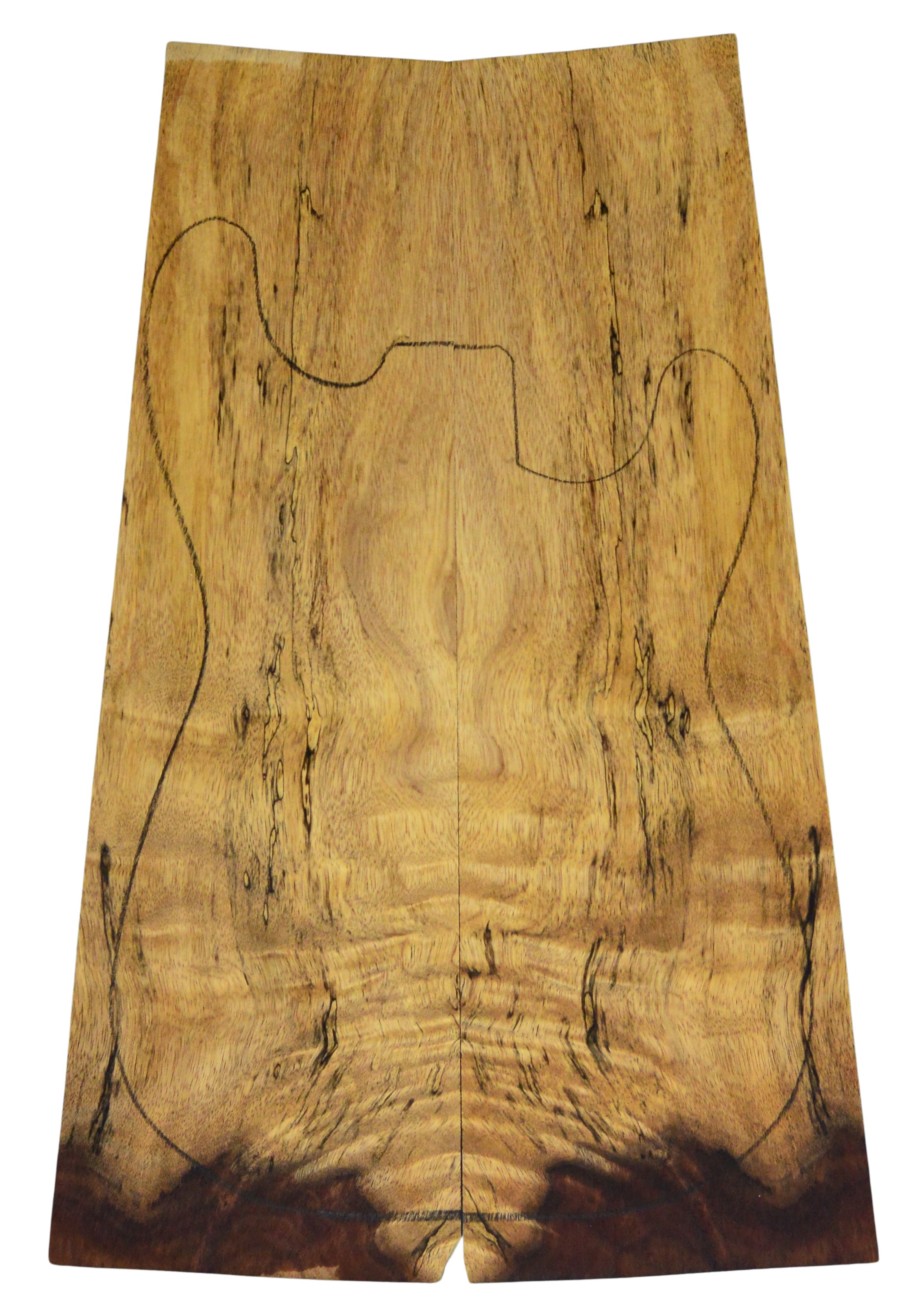 Koa GuitarSolidBodyTopATC L026347.G.037