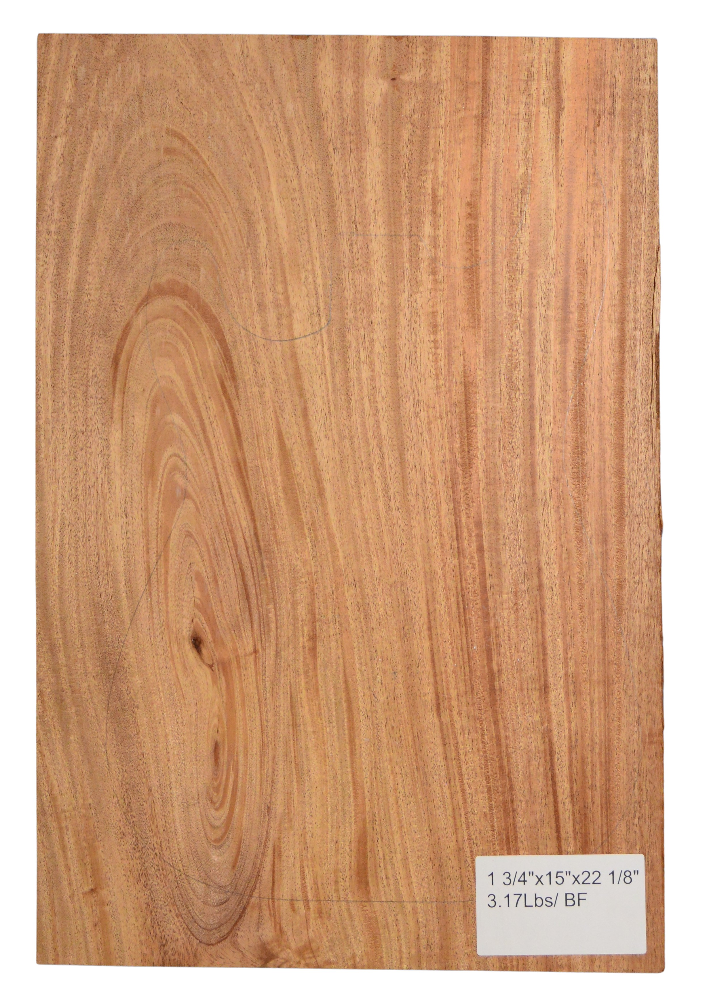 Mahogany (African) GuitarSolidBodyBilletATC L26336.G.009