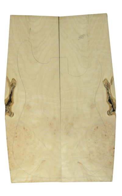 Maple (Big Leaf) GuitarSolidBodyTopATC 26216.G.003