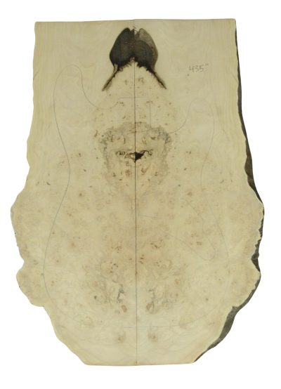 Maple (Big Leaf) GuitarSolidBodyTopATC 26216.G.007