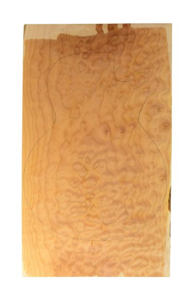 Maple (Big Leaf) GuitarSolidBodyTopATC 26303.G.010