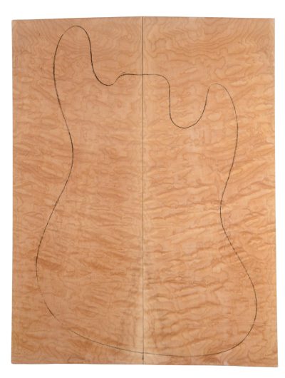 Maple (Big Leaf) GuitarSolidBodyTopATC BLMMX.G.083