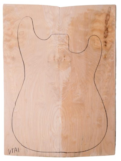 Maple (Big Leaf) GuitarSolidBodyTopATC C3370.G.098