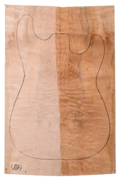 Maple (Big Leaf) GuitarSolidBodyTopATC C3370.G.111