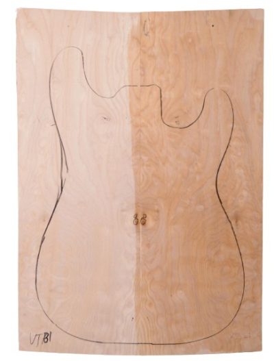 Maple (Big Leaf) GuitarSolidBodyTopATC C3370.G.115