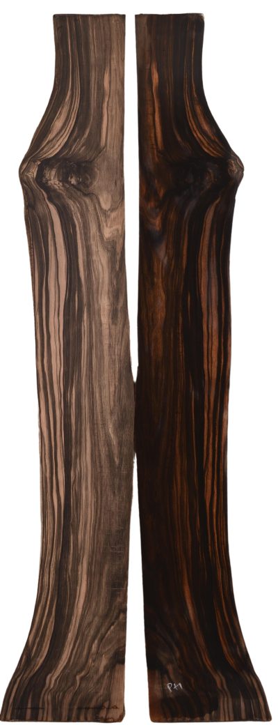 Ebony (Macassar) GuitarSides2pcATC EB.0002.G.019