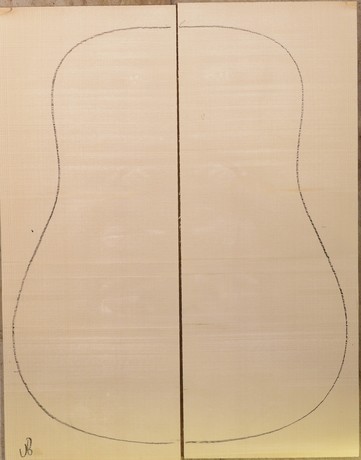 Spruce (European) GuitarSoundboardATC EUTOPS1.G.021