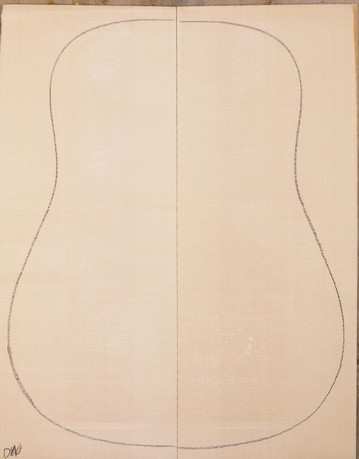 Spruce (European) GuitarSoundboardATC EUTOPS1.G.065