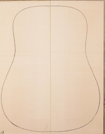 Spruce (European) GuitarSoundboardATC EUTOPS1.G.152