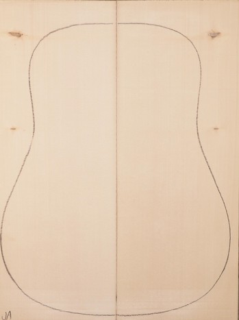 Spruce (European) GuitarSoundboardATC EUTOPS1.G.176