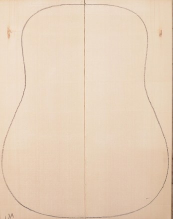 Spruce (European) GuitarSoundboardATC EUTOPS1.G.244