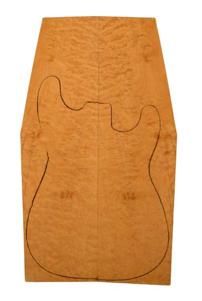 Maple (Big Leaf) GuitarSolidBodyTopATC L015805.G.011