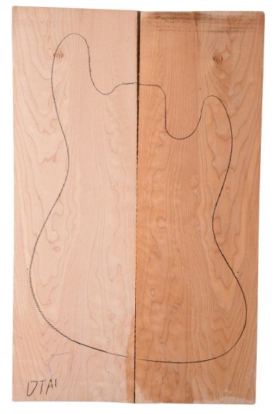 Maple (Big Leaf) GuitarSolidBodyTopATC L022966.G.026