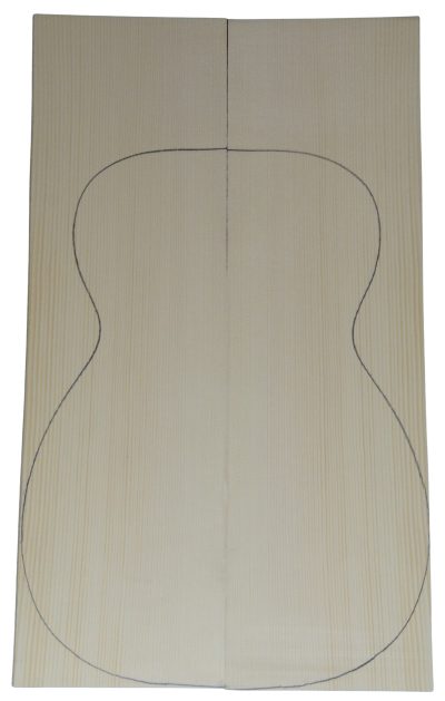 Spruce (Red) GuitarSoundboard L026346.G.074