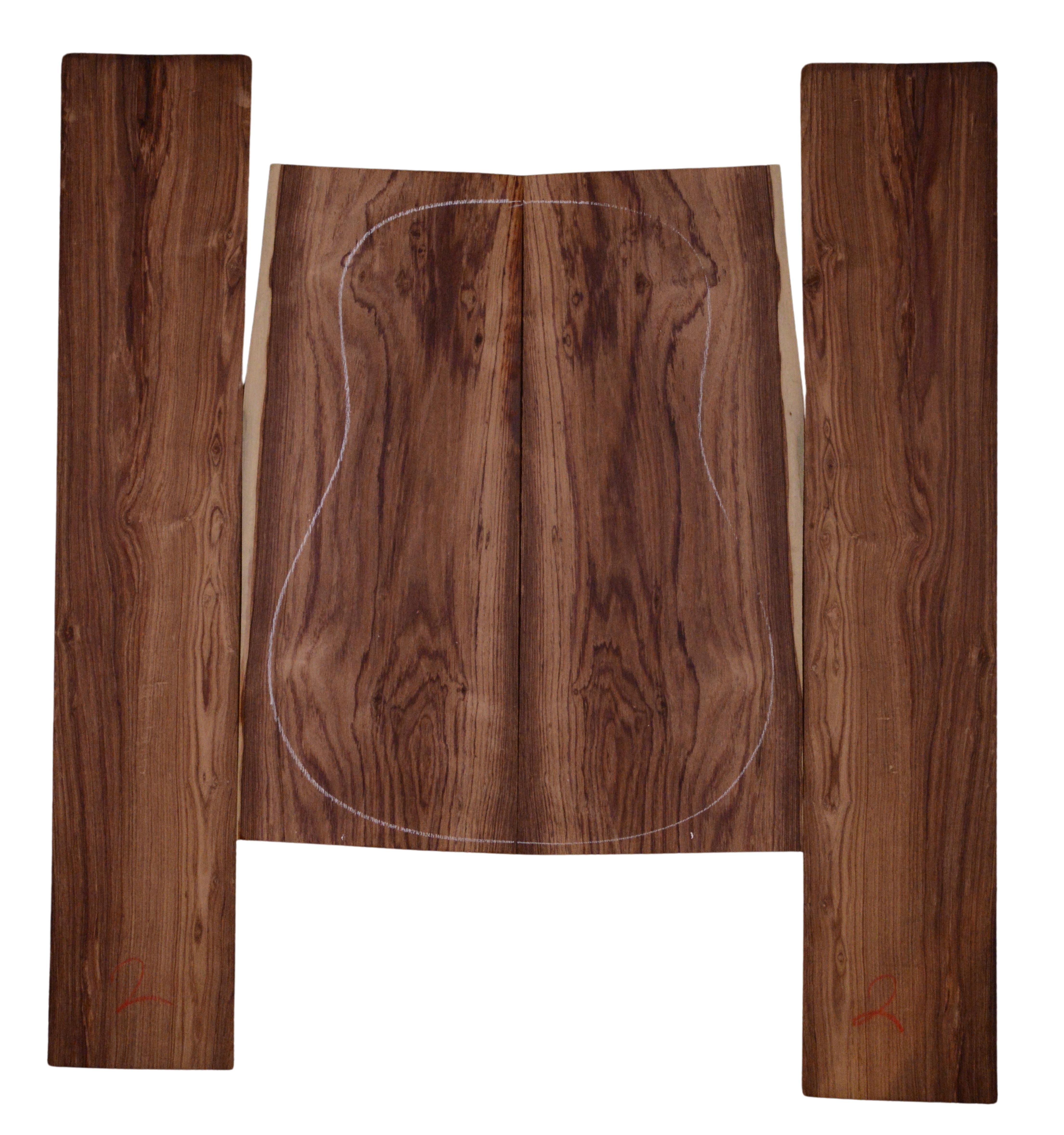 Rosewood (Honduras) GuitarSet4pcATC L023929.G.006