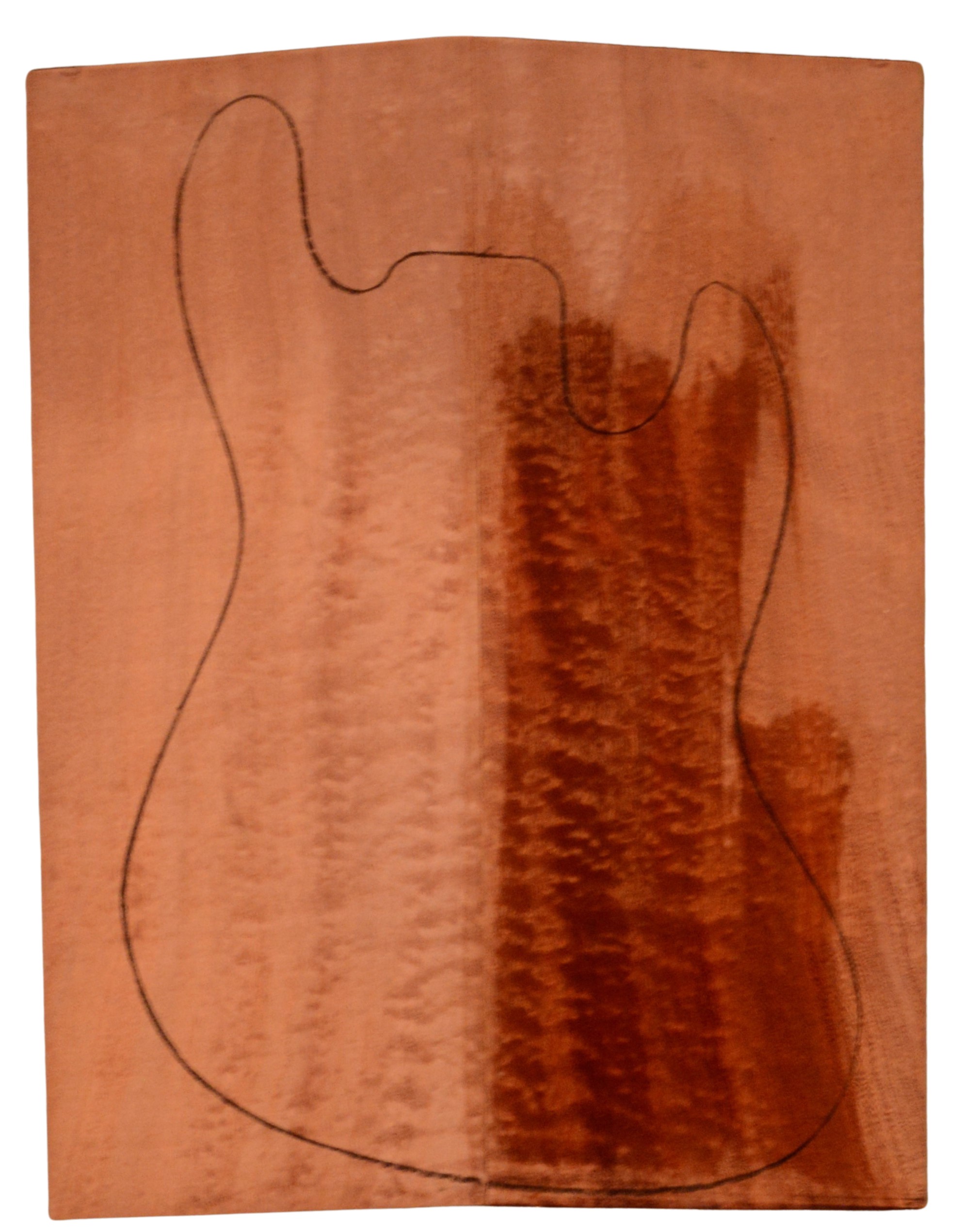 Sapele GuitarSolidBodyTopATC 15493.G.022