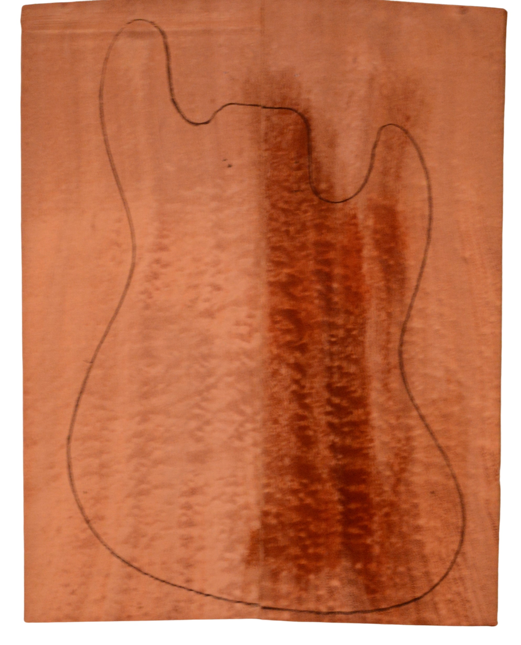 Sapele GuitarSolidBodyTopATC 15493.G.024