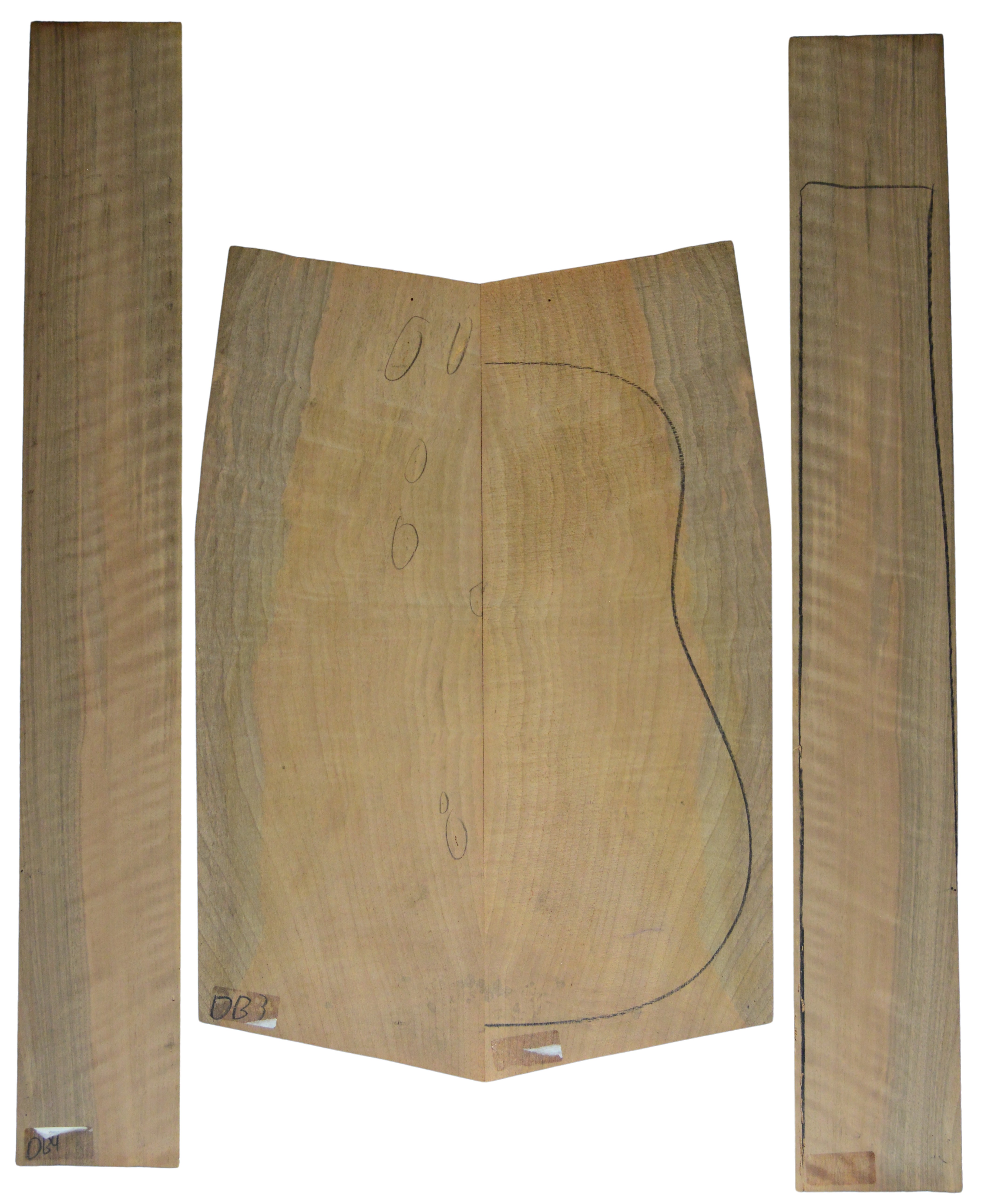 Walnut (English) GuitarSet4pcATC 22967.G.398
