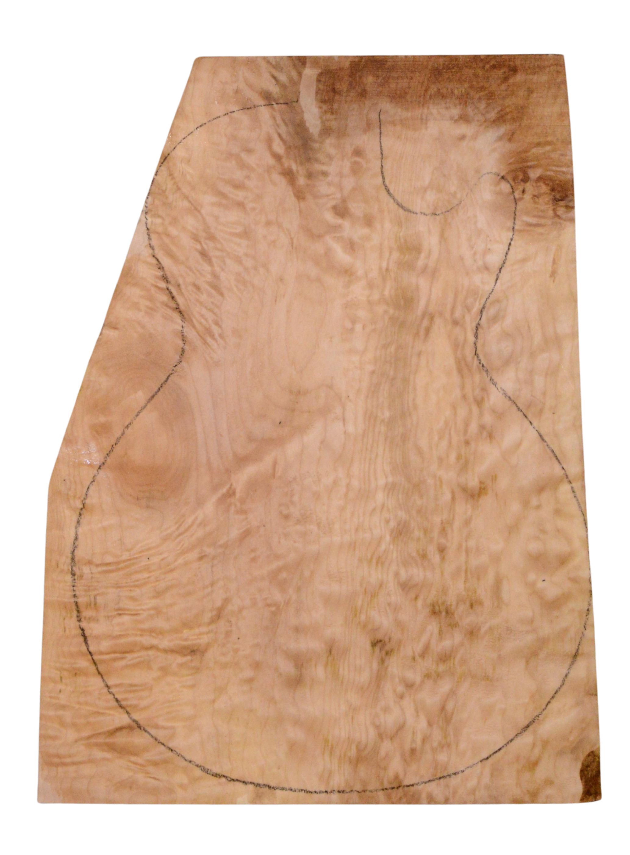 Maple (Big Leaf) GuitarSolidBodyTopATC 23965.G.007