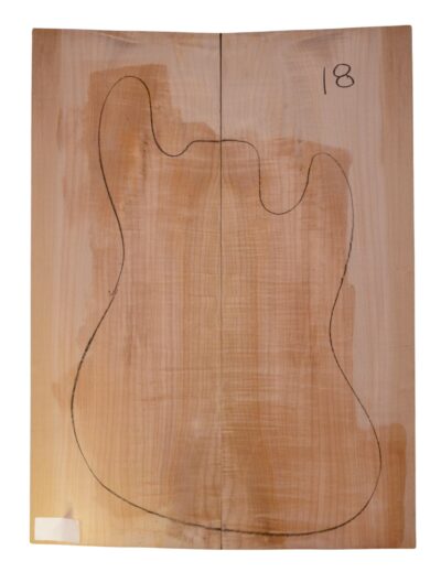 Maple (Big Leaf) GuitarSolidBodyTopATC 23966.G.009