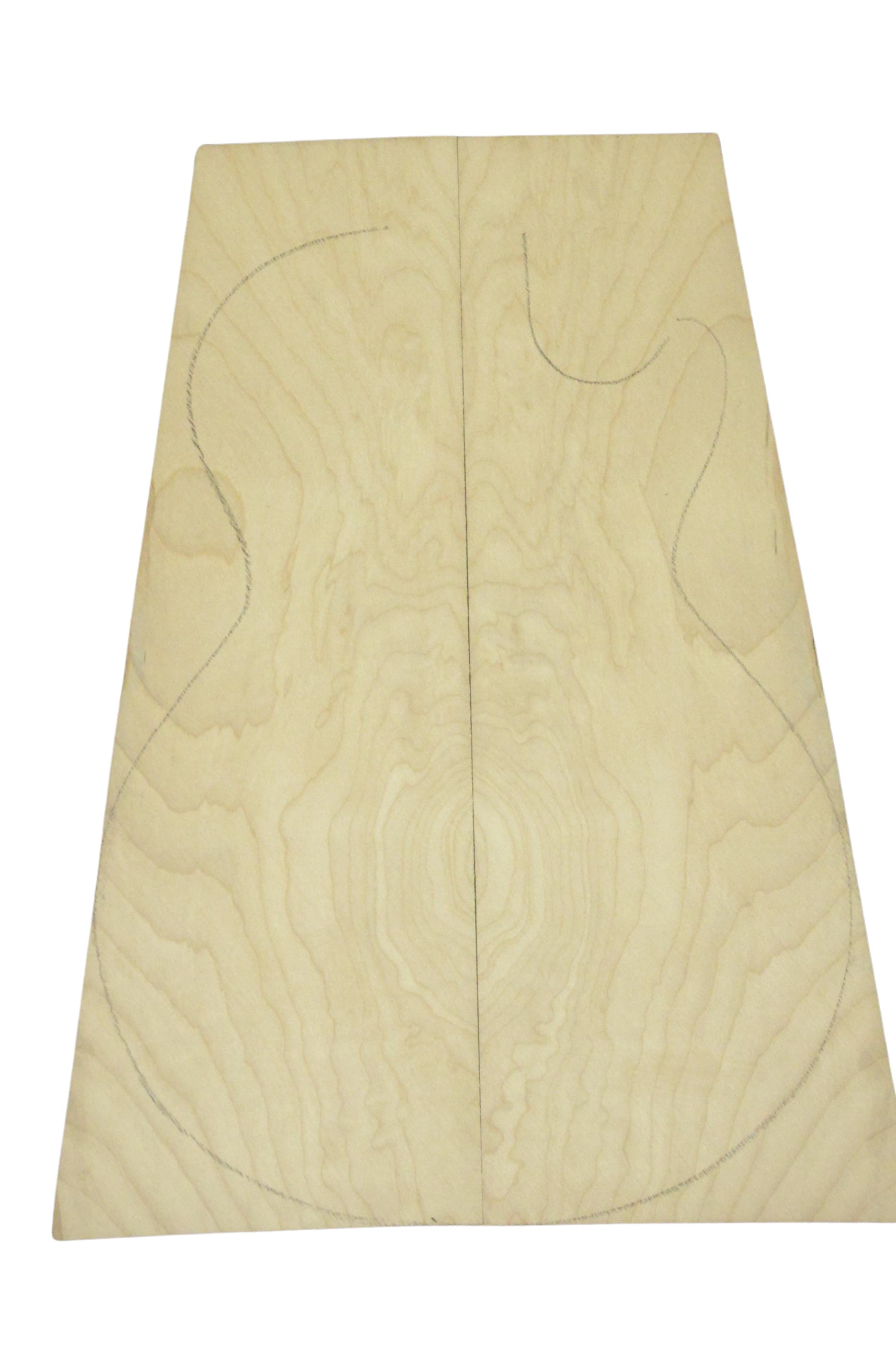 Maple (Big Leaf) GuitarSolidBodyTopATC 26214.G.002
