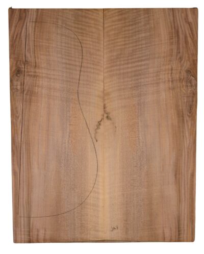 Walnut (Bastogne) GuitarBack2pcATC BASWAL1.G.005