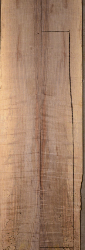 Walnut (English) GuitarSides2pcATC BB1180.G.019