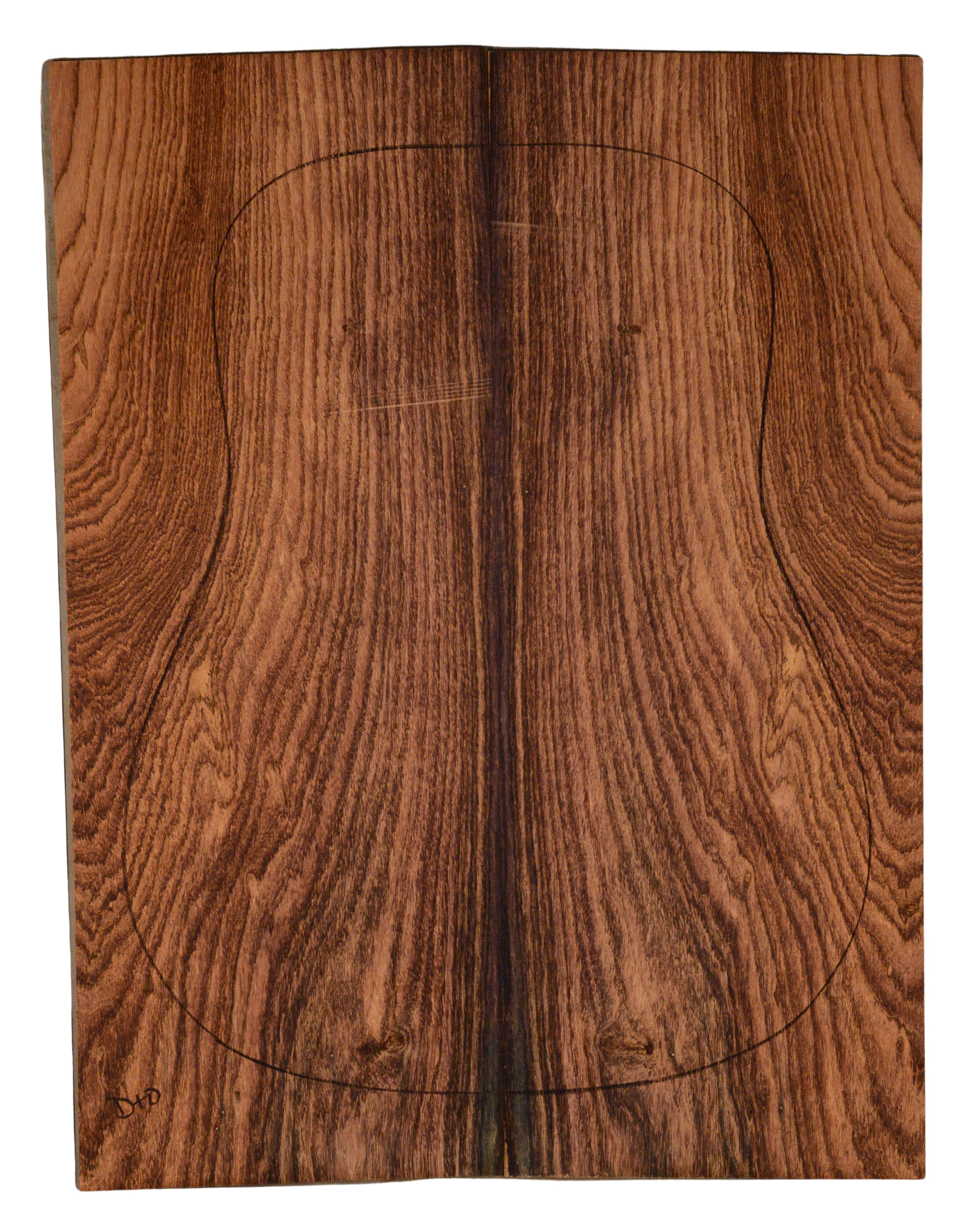 Rosewood (Nicaraguan) GuitarBack2pcATC BGBRWN.115