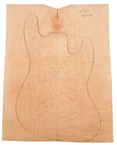 Maple (Big Leaf) GuitarSolidBodyTopATC BLMMX.G.018