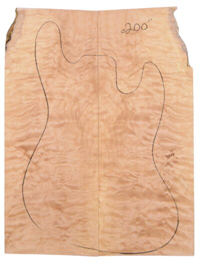Maple (Big Leaf) GuitarSolidBodyTopATC BLMMX.G.019