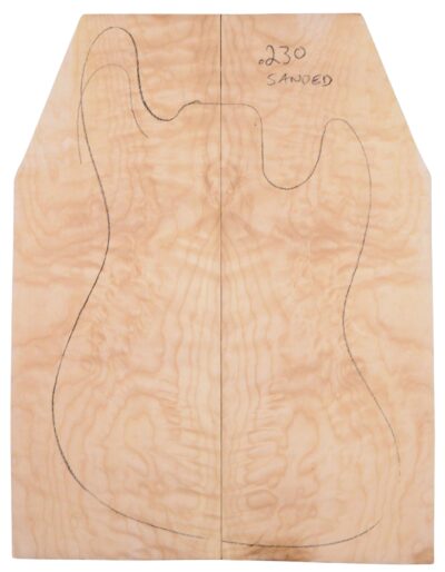 Maple (Big Leaf) GuitarSolidBodyTopATC BLMMX.G.021