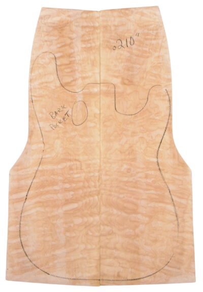 Maple (Big Leaf) GuitarSolidBodyTopATC BLMMX.G.024