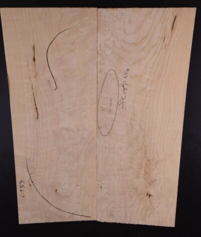 Maple (Big Leaf) GuitarSolidBodyTopATC BLMMX.G.044