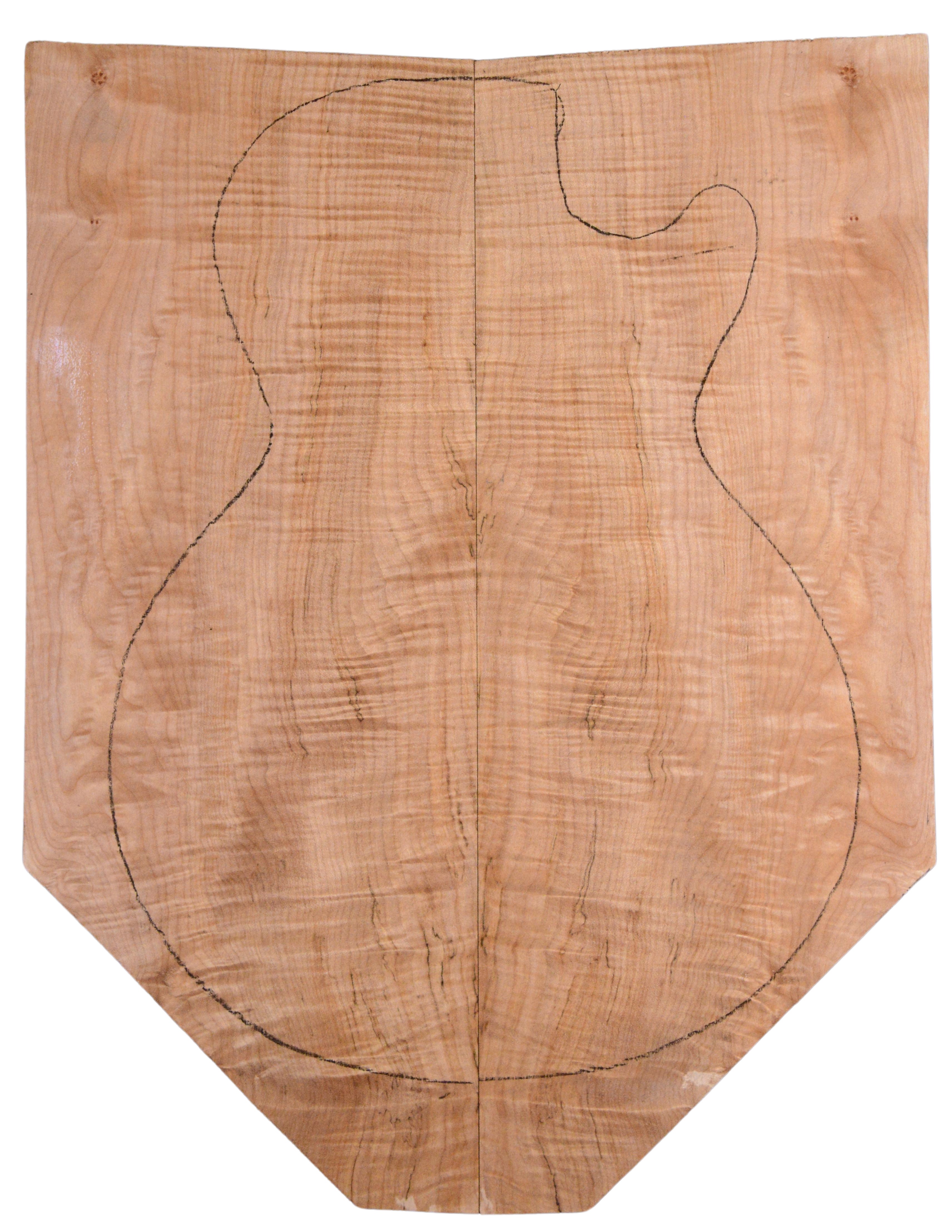 Maple (Big Leaf) GuitarSolidBodyTopATC BLMMX.G.053