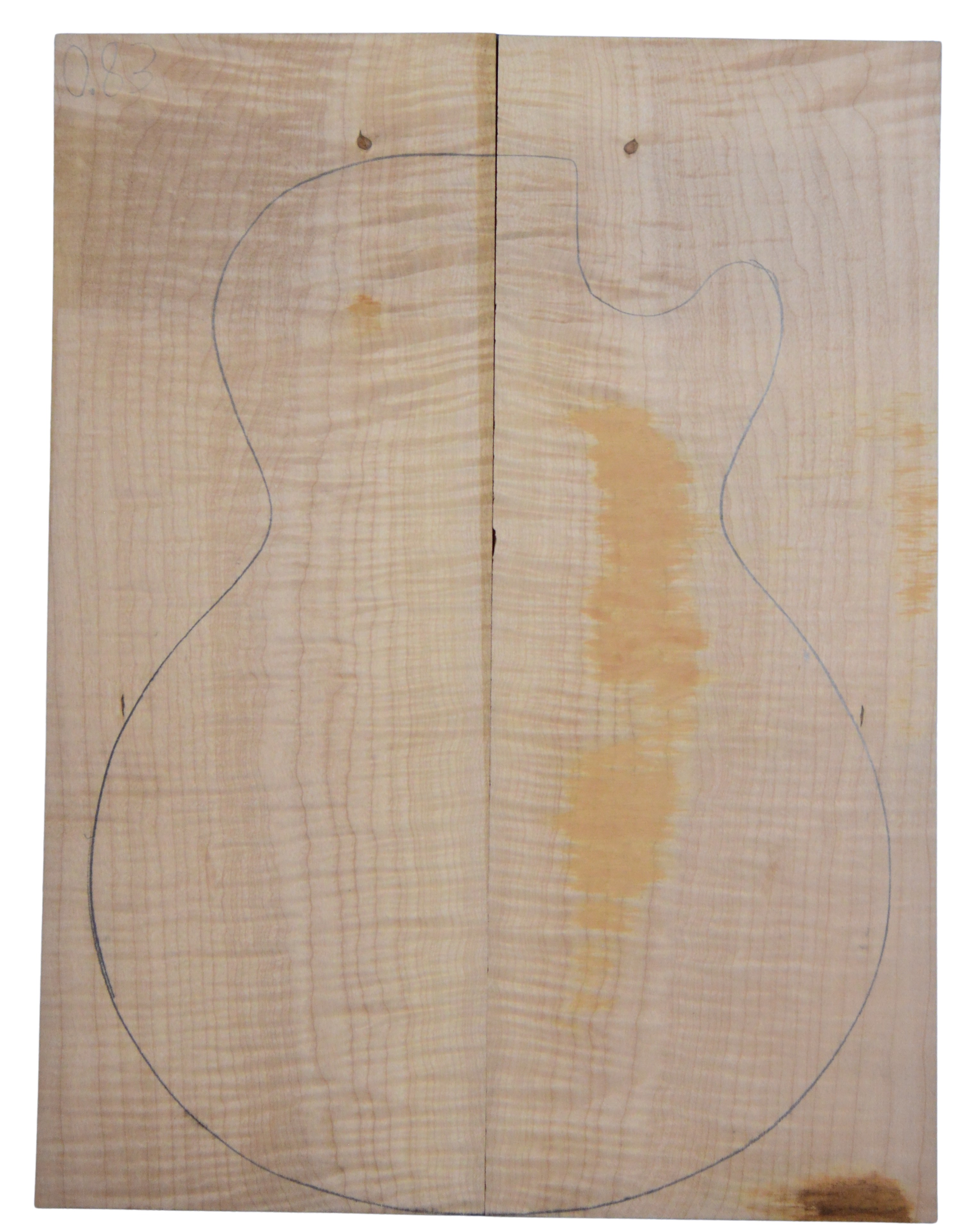 Maple (Big Leaf) GuitarSolidBodyTopATC CRLLP.G.036