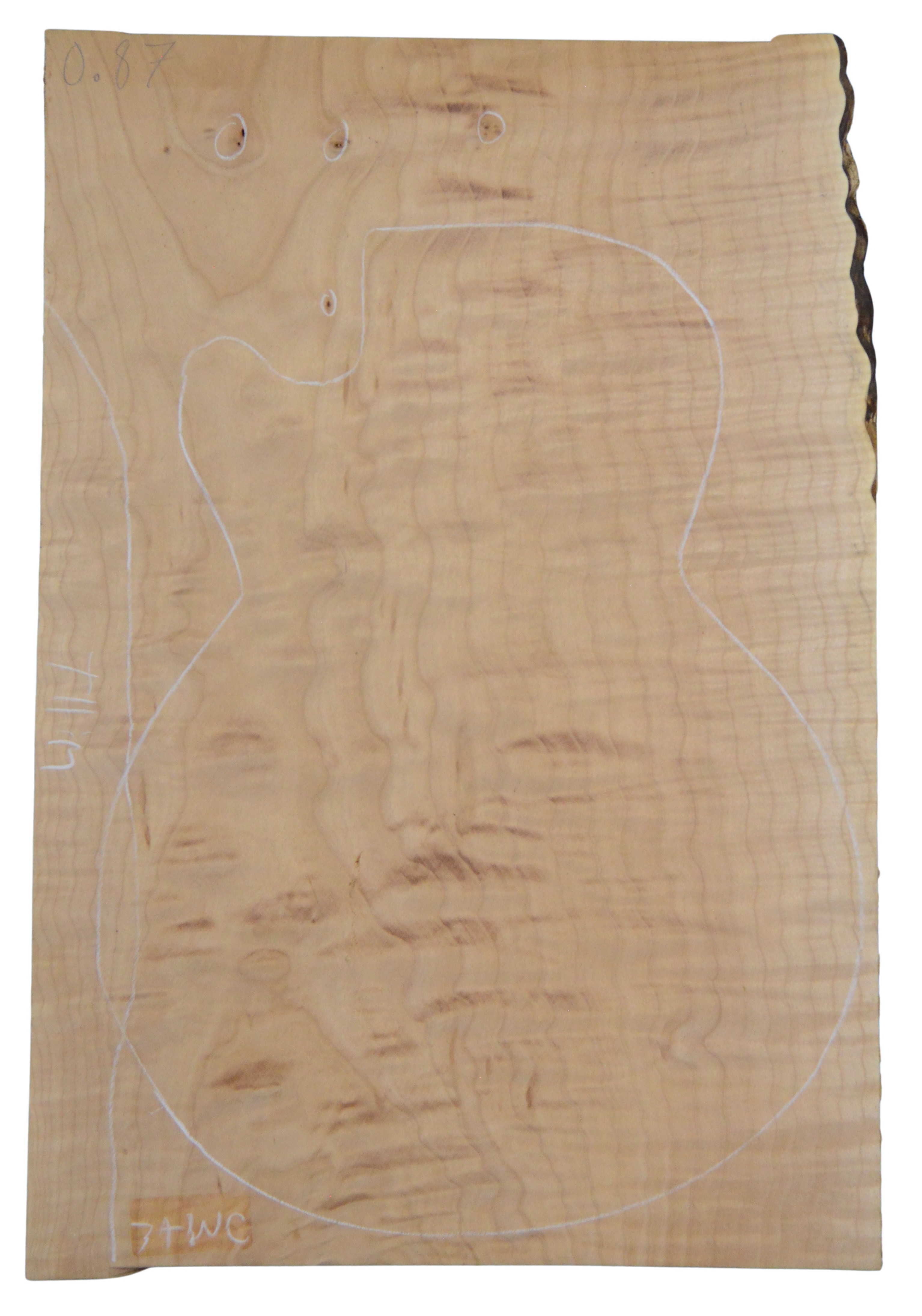 Maple (Big Leaf) GuitarSolidBodyTopATC CRLLP.G.097