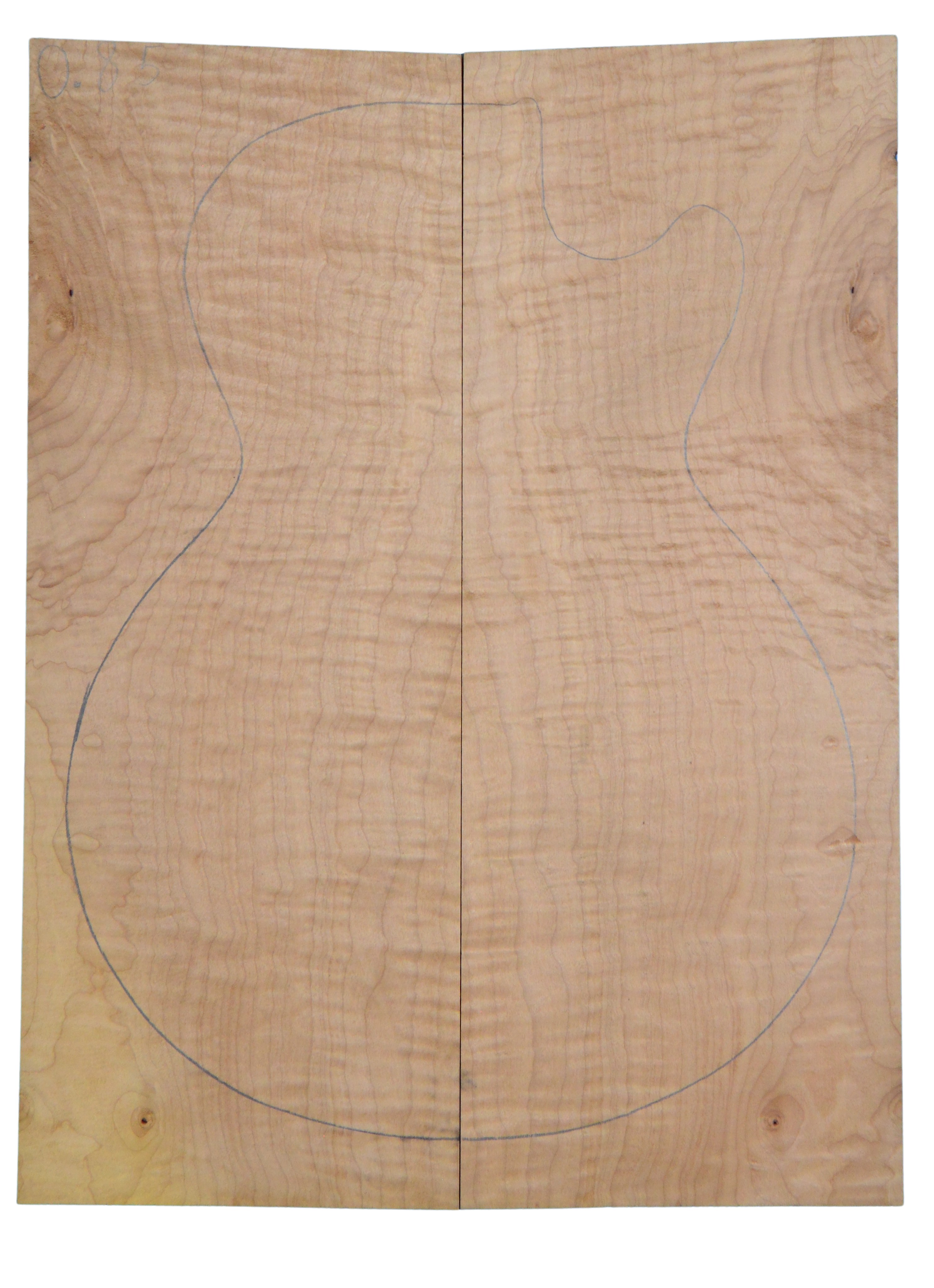 Maple (Big Leaf) GuitarSolidBodyTopATC CRLLP.G.112