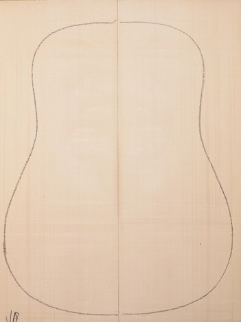 Spruce (European) GuitarSoundboardATC EUTOPS1.G.121