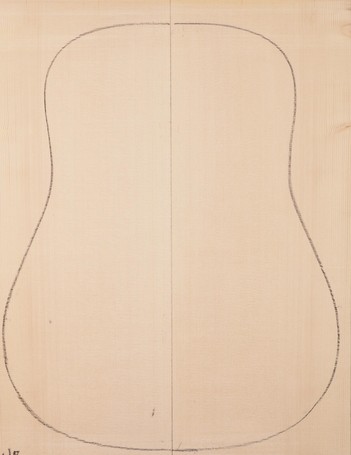 Spruce (European) GuitarSoundboardATC EUTOPS1.G.224