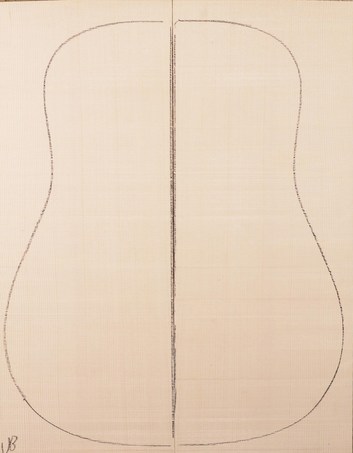 Spruce (European) GuitarSoundboardATC EUTOPS1.G.230